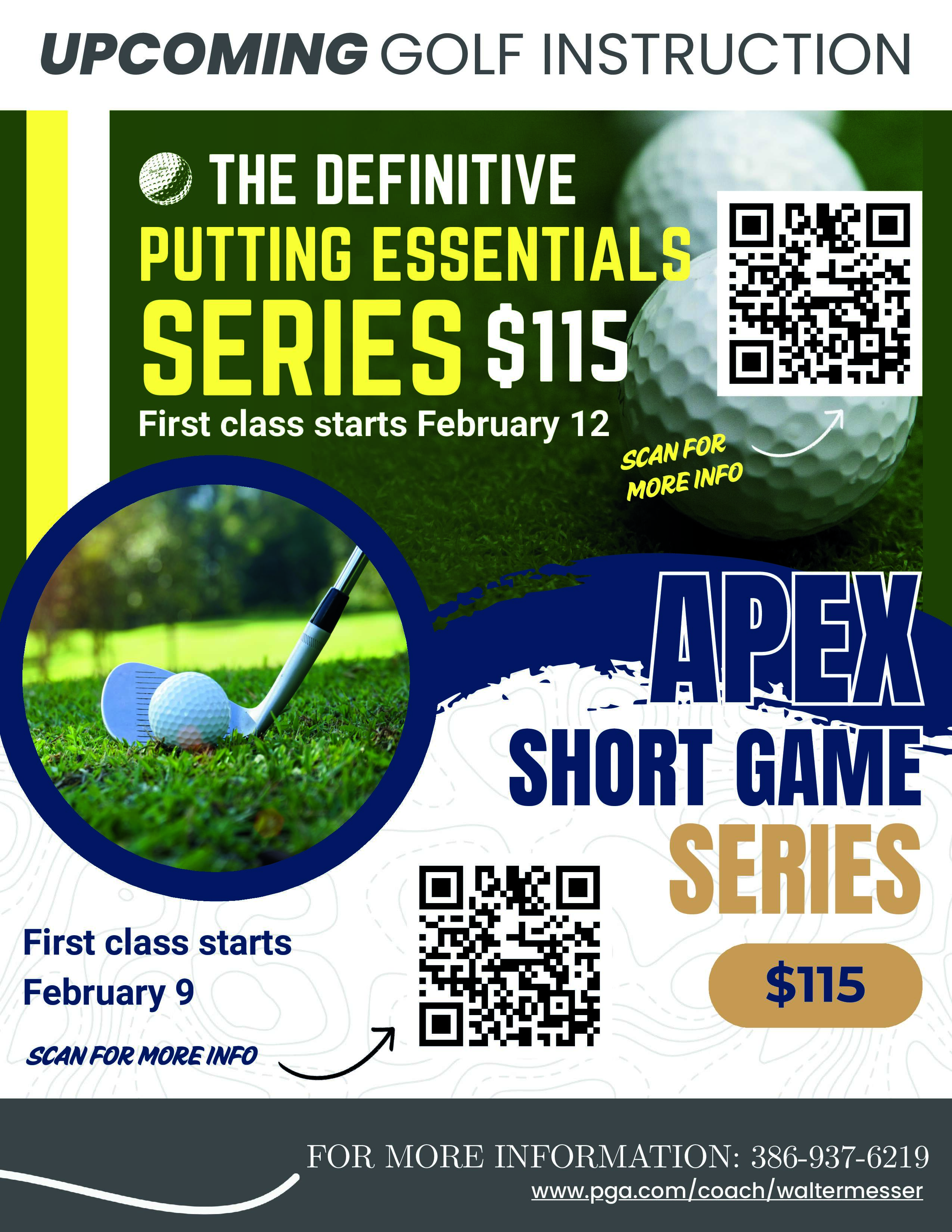 Golf Instruction - Pine Lakes Golf Club